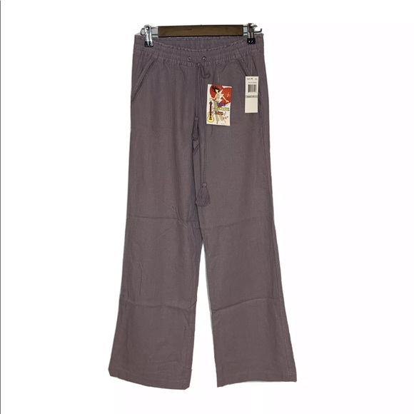 JOLT Linen Blend Casual Pants Size 1 / 25" Waist - Picture 2 of 7